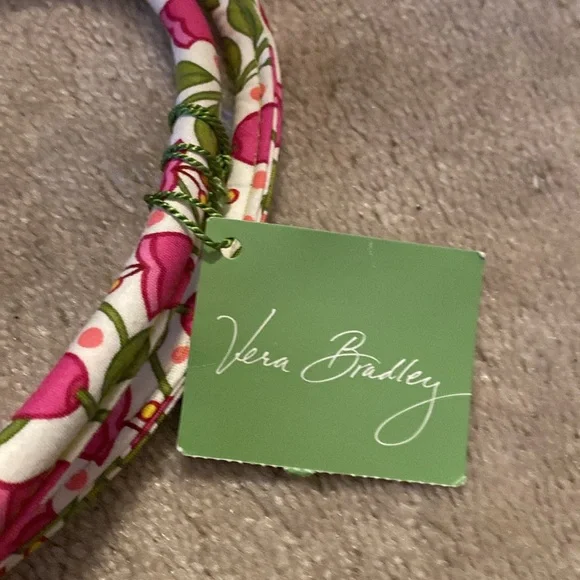 Floral Pink and Green Tote Bag - Picture 3 of 3